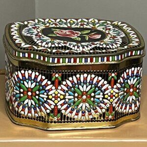 Colourful Vintage Candy Tin